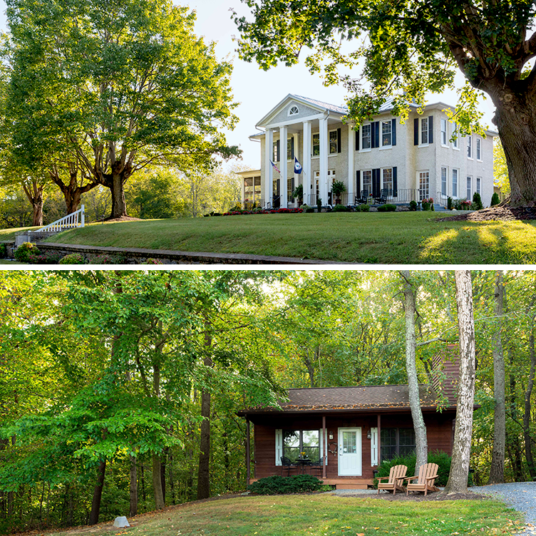 Steeles Tavern - Bed and Breakfast B&B with cabins in Shenandoah Virginia, near Skyline Drive